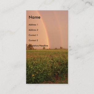 Double Rainbow Business Card