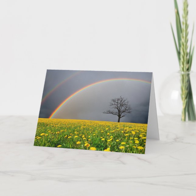 Double Rainbow Card (Front)