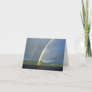Double Rainbow Card