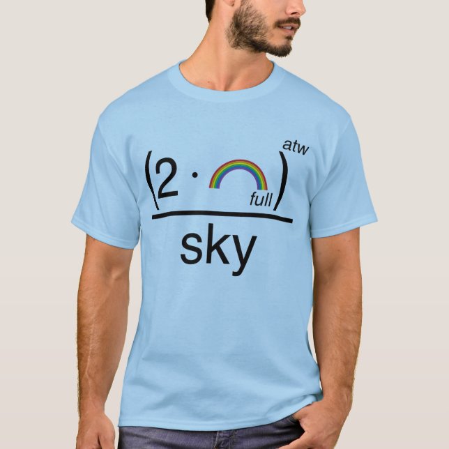 Double Rainbow Formula T-Shirt (Front)