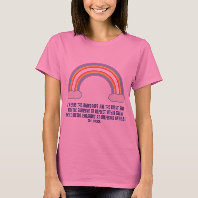 Double Rainbow Meaning T-Shirt (Front)