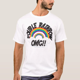 DOUBLE RAINBOW OMG T-Shirt