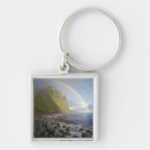 Double rainbow over the cliffs of the North Key Ring