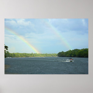 Double Rainbow Print