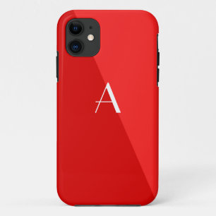 Double Red Monogram iPhone 5 Case