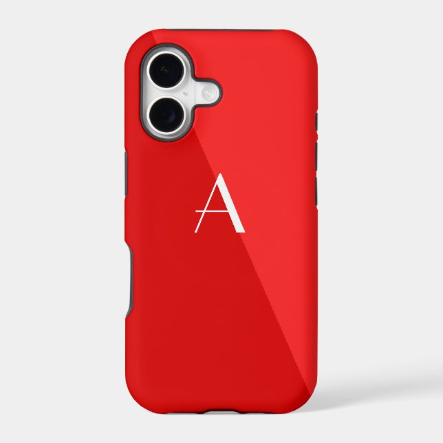 Double Red Monogram iPhone 5 Case (Back)