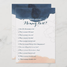 Double Sided - 2 x Baby Shower Games