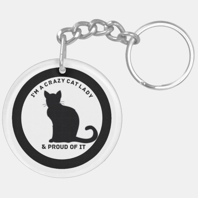 Double sided acrylic keychain (Back Left)