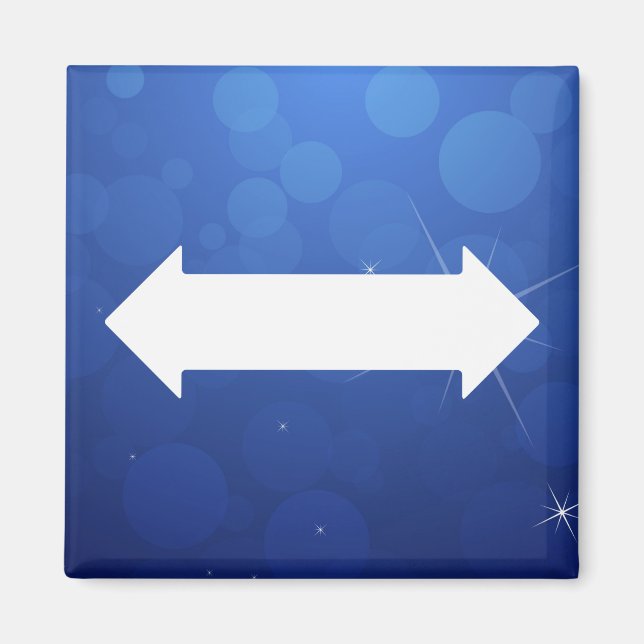 Double Sided-Arrows Minimal Magnet (Front)