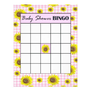 Double Sided Baby Shower Game BINGO/Baby Names Flyer