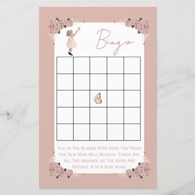 Double sided baby shower games Sugar and Spice (Front)