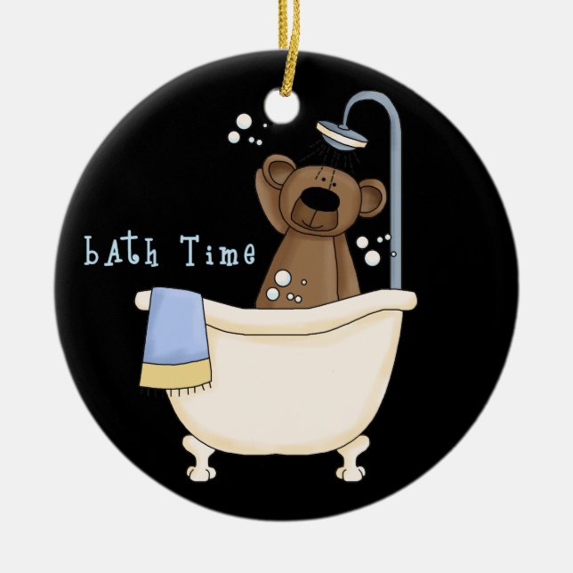 Double sided bathroom Hanging Ceramic Tree Decoration (Front)