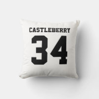 Double-Sided Black and White Sports Jersey