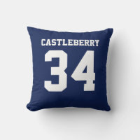 Double-Sided Blue and White Sports Jersey