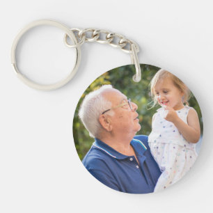 Double Sided Create Your Own Two Photo Key Ring