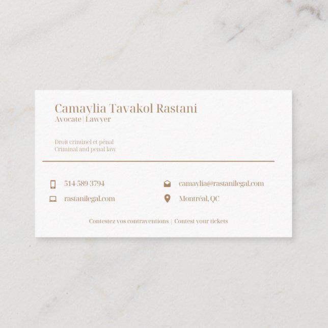 Double-sided Custom Business Cards - 3"5 x 2"  (Back)