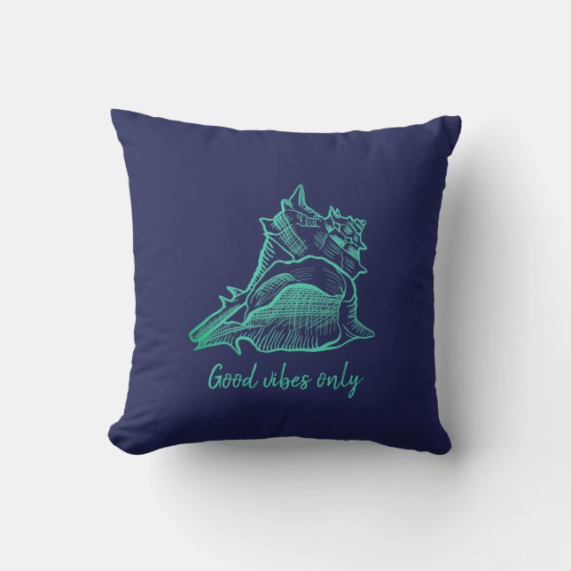 Double sided custom text Shell Cushion (Front)