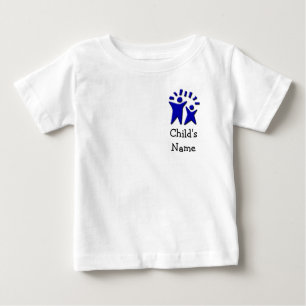 Double Sided - Customise With Child's Name! Baby T-Shirt