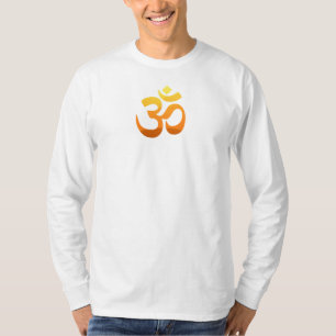 Double Sided Design Om Mantra Symbol Yoga Men's T-Shirt