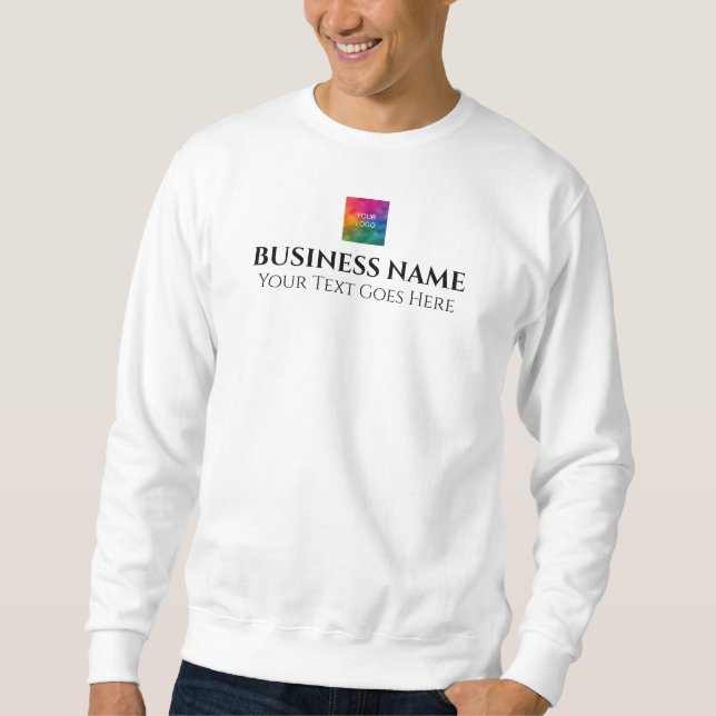 Double-Sided Design Promotional Logo Work Mens Sweatshirt (Front)
