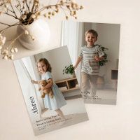Double Sided Joint Photo Birthday Party Boy Girl