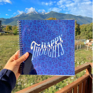Double Sided Journal Notebook - Blue