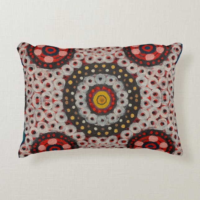 Double-Sided Kaleidoscope Tote – One-of-a-Kind  Decorative Cushion (Front)