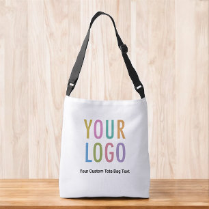 Double Sided Logo Crossbody Bag Custom Business