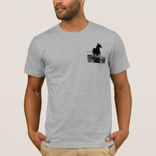 Double Sided Modern Pop Art Running Horse Men's T-Shirt