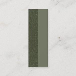 Double-Sided Moss Green Loyalty Cards – Customise