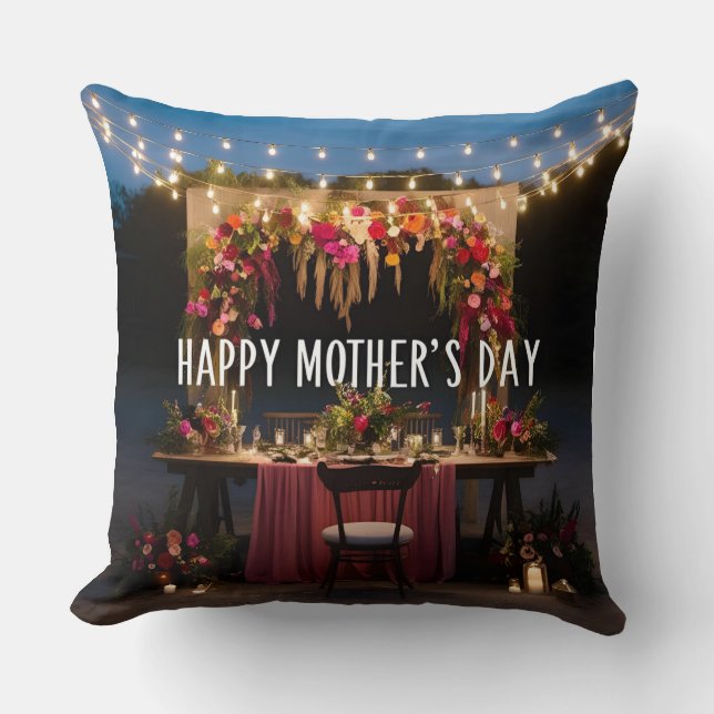Double-Sided Mother's Day Pillow Front Design (Front)