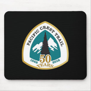 Double Sided Pacific Crest Trail 50 Years Shirt Mouse Pad