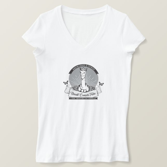 Double sided,PG V neck T, multiple colours T-Shirt (Design Front)