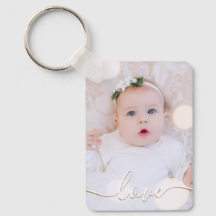 Double Sided Photo Aluminium Key Ring