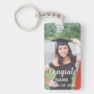 Double sided, Photo, Graduate. Key Ring