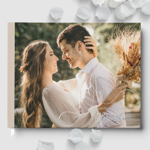 Double Sided Photo Wedding  Guest Book