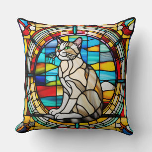Double-Sided Pillow: Neon Yarn Ascent Cushion