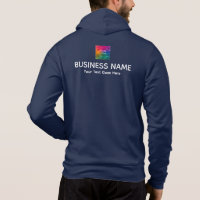 Double Sided Print Add Logo Men's Navy Blue