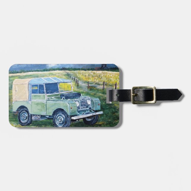 "Double Sided ,Printed Luggage Tag" Tag (Front Horizontal)