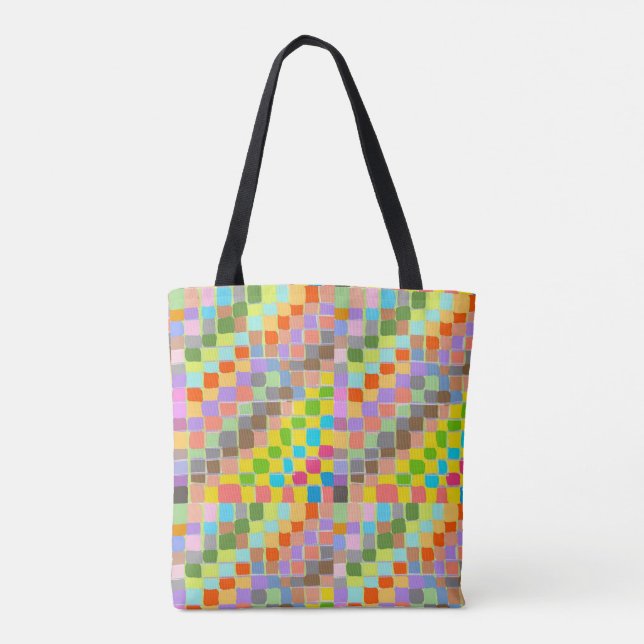 Double sided rainbow tote bag (Back)