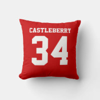 Double-Sided Red and White Sports Jersey