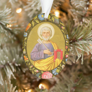 Double-sided St. Peter (PM 07) Acrylic Ornament