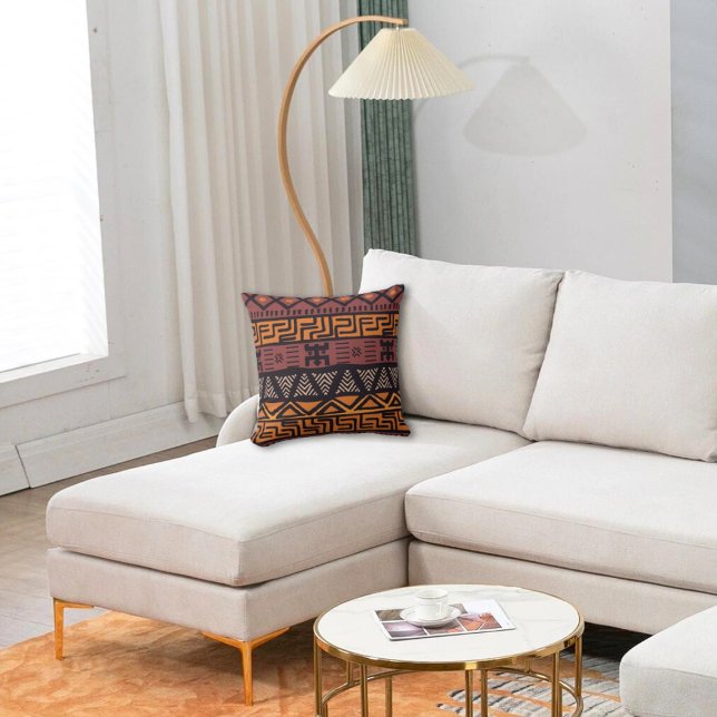 Double-Sided Tribal Ethnic Colourful Bohemian Cushion (Creator Uploaded)