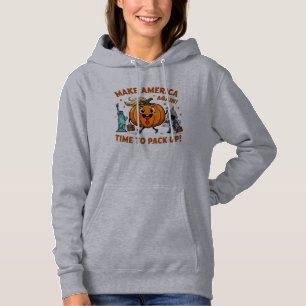 Double-Sided Trumpkin Pumpkin – Make America Again Hoodie