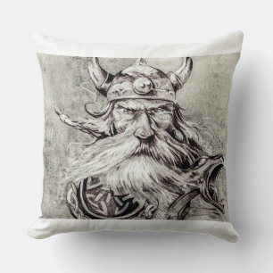 Double Sided Viking Pillow