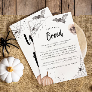 Double Sided You've Been Booed Halloween Game