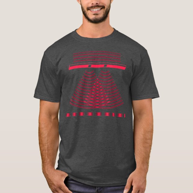 Double Slit Eperiment Quantum Physics Lover Gift T-Shirt (Front)