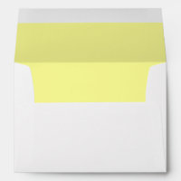 Double Soft Yellow Trim - Envelope