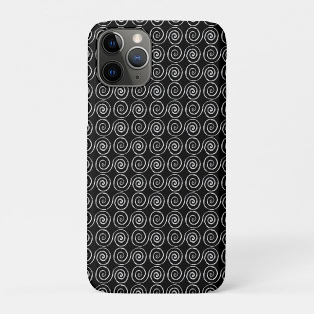 Double Spiral Celtic Pattern Case-Mate iPhone Case (Back)