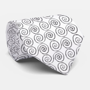 Double Spiral Celtic Pattern Tie